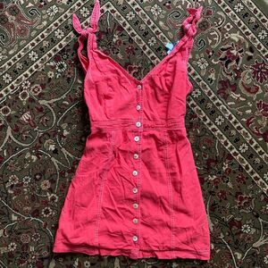 SHE SKY Women's Red Dress